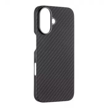 Funda trasera táctica MagForce Aramid para iPhone 16 negra