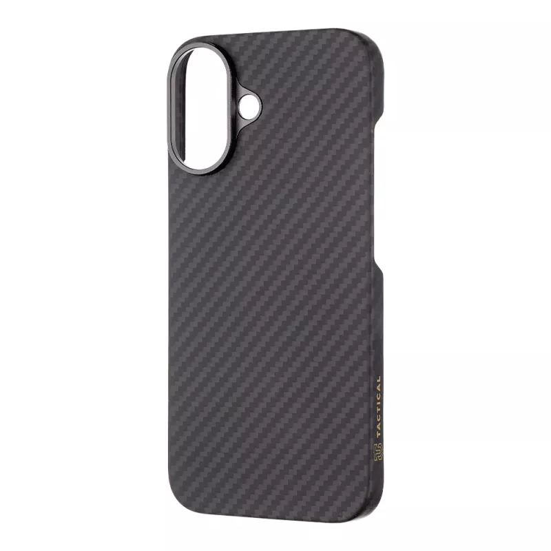 Funda trasera táctica MagForce Aramid para iPhone 16 negra