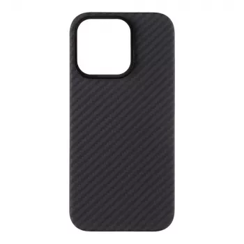 Funda trasera táctica MagForce Aramid para iPhone 16 Pro negra