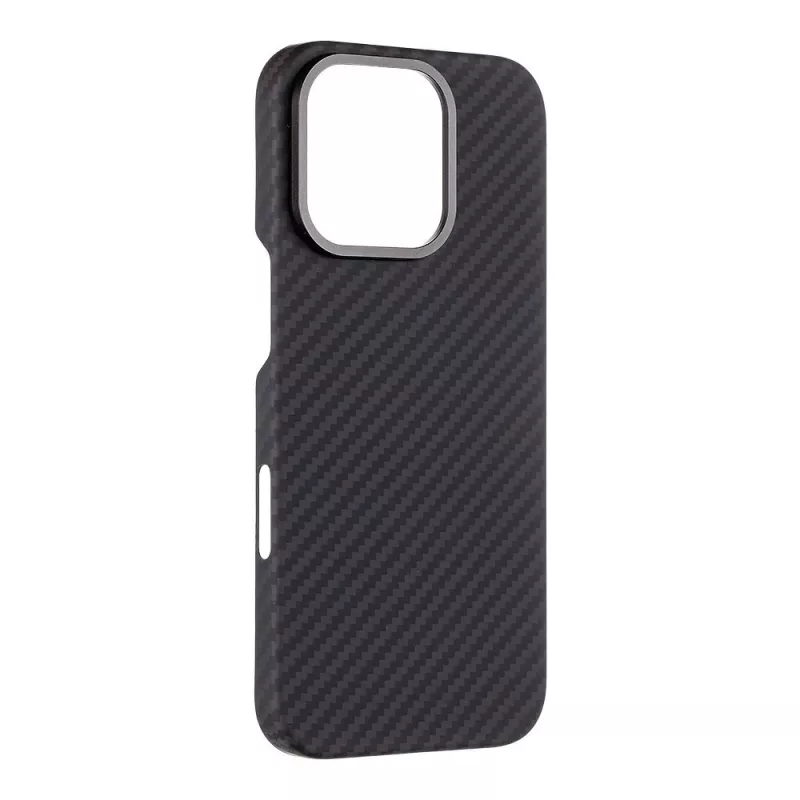 Funda trasera táctica MagForce Aramid para iPhone 16 Pro negra