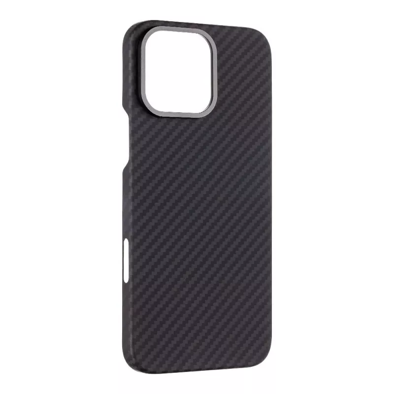 Funda trasera táctica MagForce Aramid para Apple iPhone 16 Pro Max negra