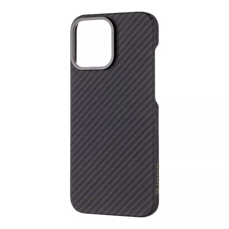 Funda trasera táctica MagForce Aramid para Apple iPhone 16 Pro Max negra