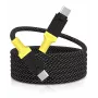 Cable Tactical MagRope USB-C a USB-C 1,2 m negro/amarillo