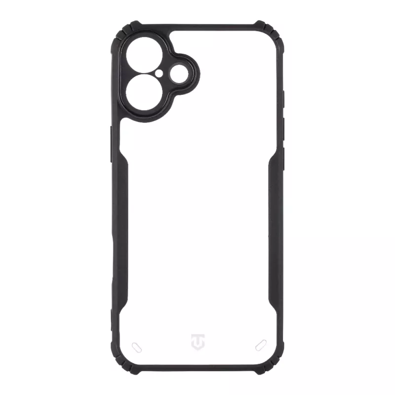 Funda trasera táctica Quantum Stealth iPhone 16 Plus transparente/negro