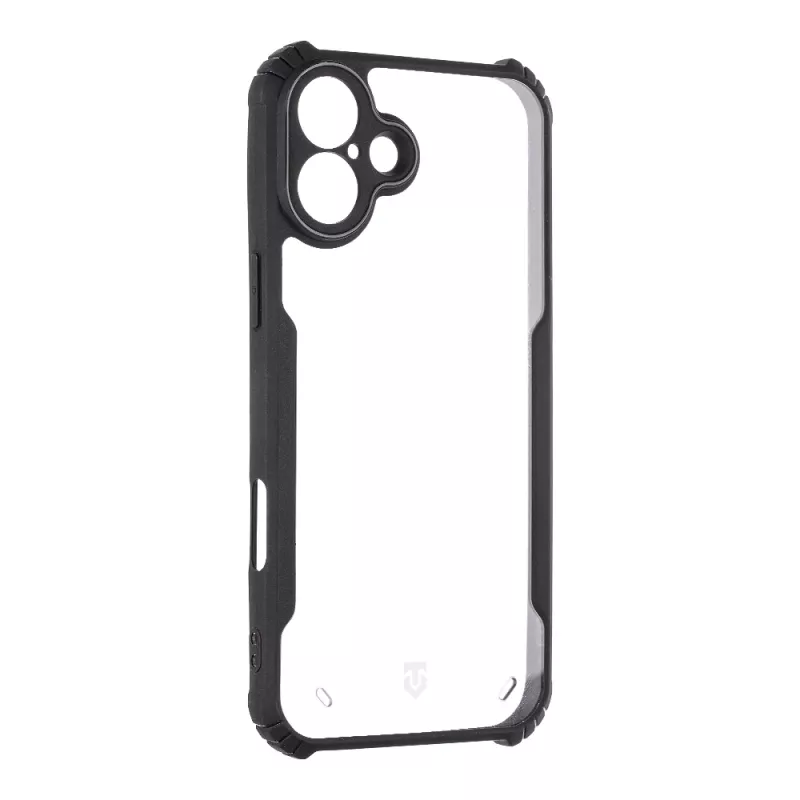 Funda trasera táctica Quantum Stealth iPhone 16 Plus transparente/negro