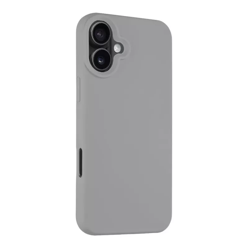 Funda trasera táctica MagForce Velvet Smoothie para iPhone 16 Plus, gris niebla