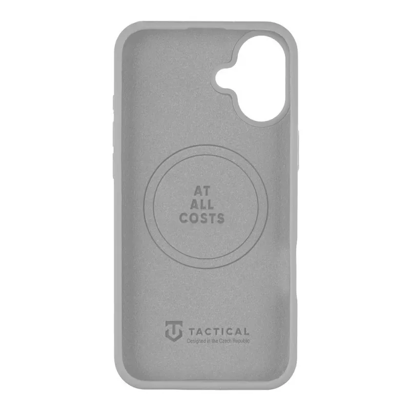 Funda trasera táctica MagForce Velvet Smoothie para iPhone 16 Plus, gris niebla
