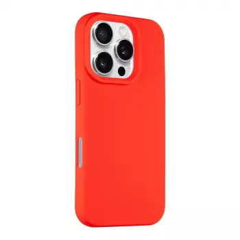Funda trasera táctica MagForce Velvet Smoothie para Apple iPhone 16 Pro – Chilli Red