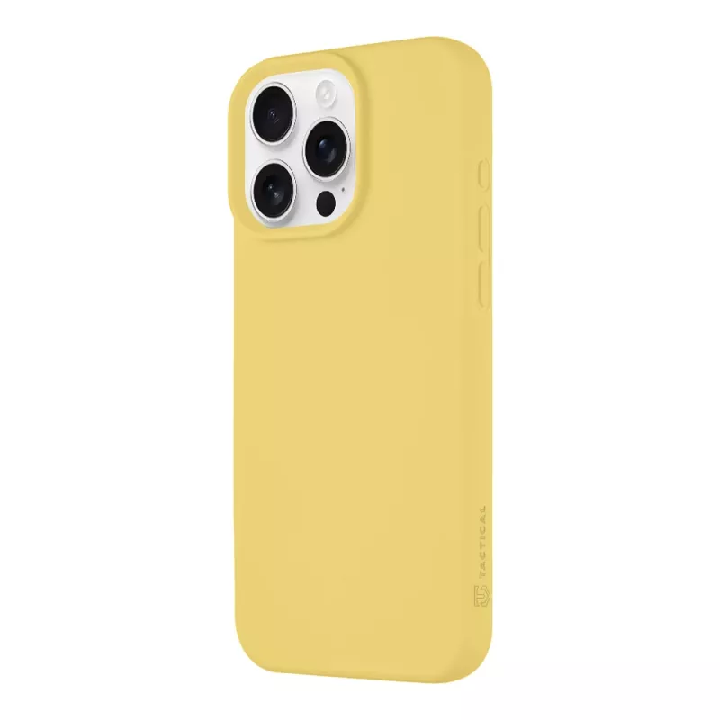 Funda trasera táctica MagForce Velvet Smoothie para iPhone 16 Pro Max - amarillo plátano