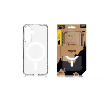 Funda trasera táctica MagForce Galaxy S25 transparente
