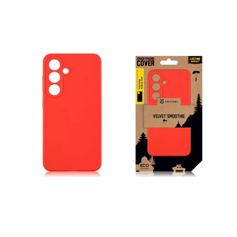 Funda trasera táctica Velvet Smoothie Galaxy S25+ Chilli