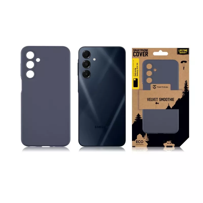 Funda trasera táctica Velvet Smoothie para Samsung Galaxy A16 4G/5G - negro