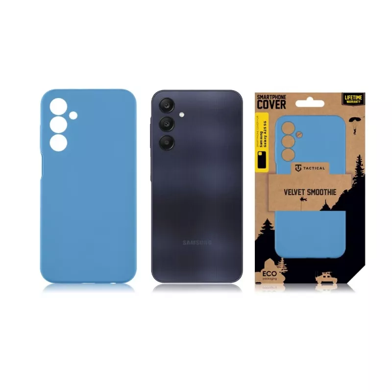 Funda trasera táctica Velvet Smoothie para Samsung Galaxy A25 5G - negro