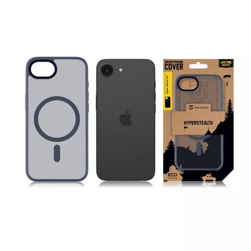 Funda trasera Tactical Back Cover MagForce Hyperstealth para iPhone 16e/17e Deep Blue