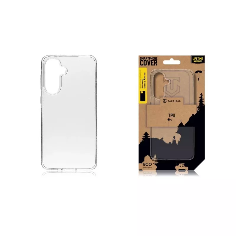 Funda trasera táctica TPU para Samsung Galaxy A36 5G transparente