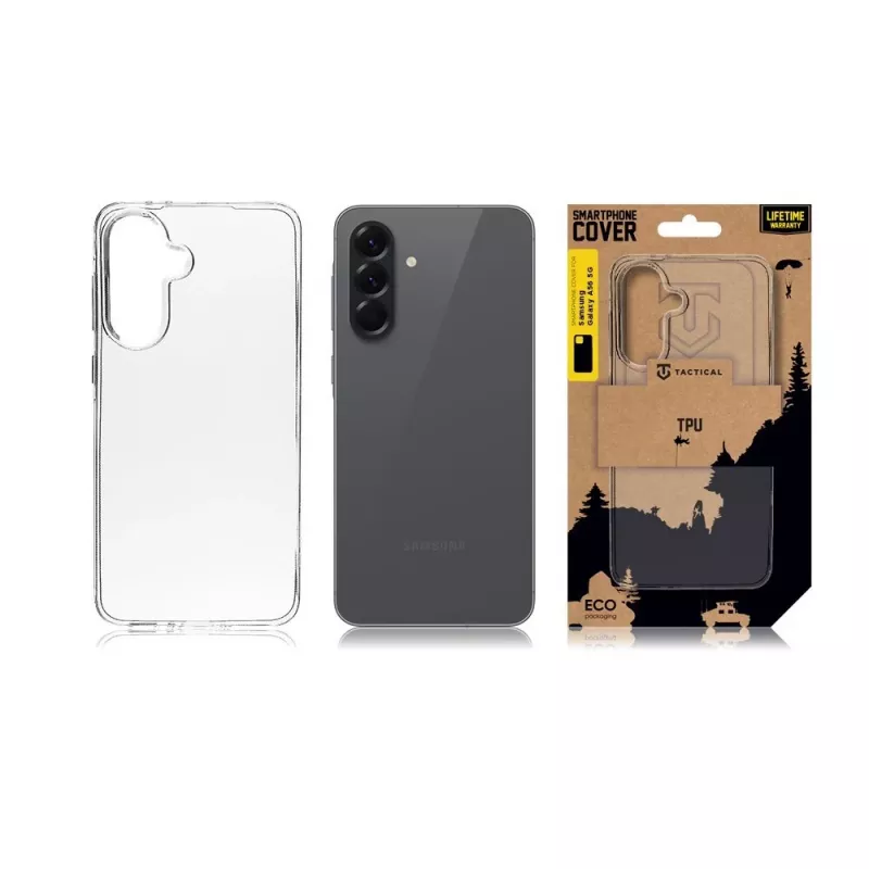 Funda trasera Tactical TPU para Samsung Galaxy A56 5G Transparente