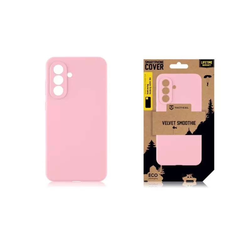 Funda trasera Tactical Velvet Smoothie para Samsung Galaxy A56 5G Pink Panther
