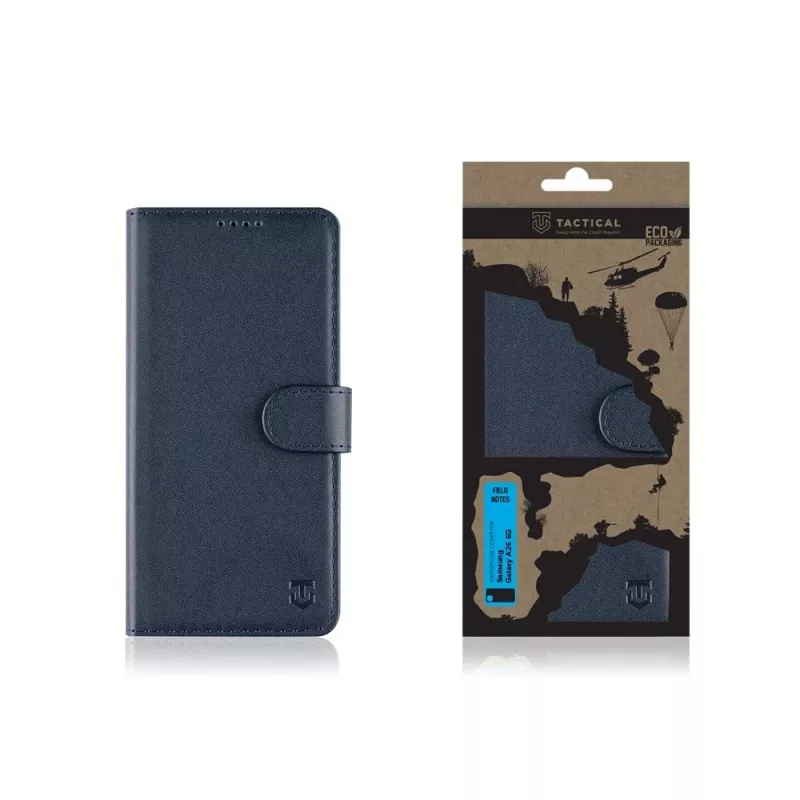 Funda tipo libro Tactical Field Notes para Samsung Galaxy A26 5G - Azul