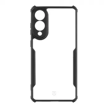 Funda trasera Tactical Quantum Stealth Galaxy S25 Edge Transparente/Negro
