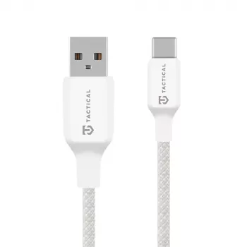 Cable Tactical Stitch Thread USB-A/USB-C Blanco