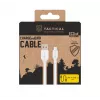 Cable Tactical Stitch Thread USB-A/USB-C Blanco