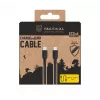 Tactical Stitch Thread Cable USB-C/USB-C negro - 1,2 m - nailon trenzado - carga y sincronización de datos