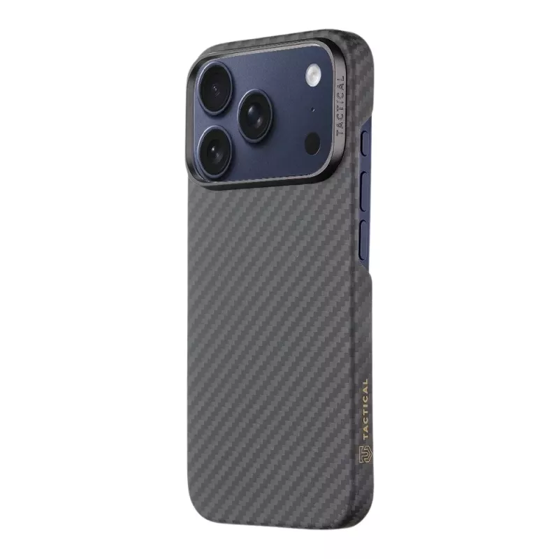 Funda trasera Tactical MagForce Aramid para Apple iPhone 17 Pro Negro