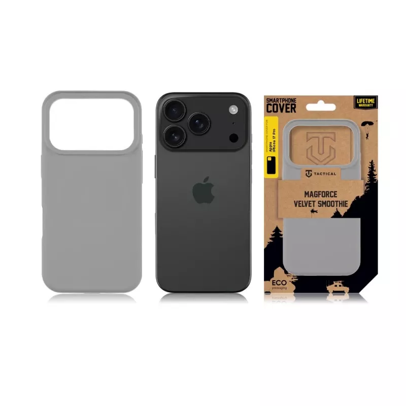 Funda trasera táctica MagForce Velvet Smoothie iPhone 17 Pro Foggy