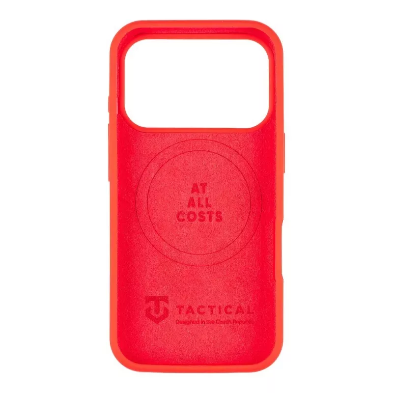 Funda trasera táctica MagForce Velvet Smoothie para iPhone 17 Pro - Chilli Red