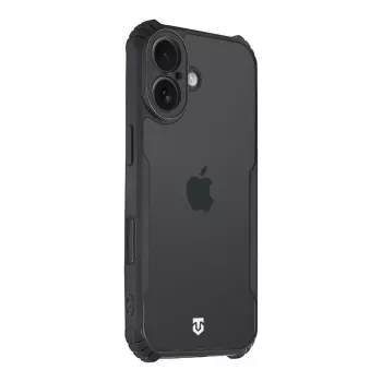 Funda trasera táctica Quantum Stealth iPhone 17 transparente/negro