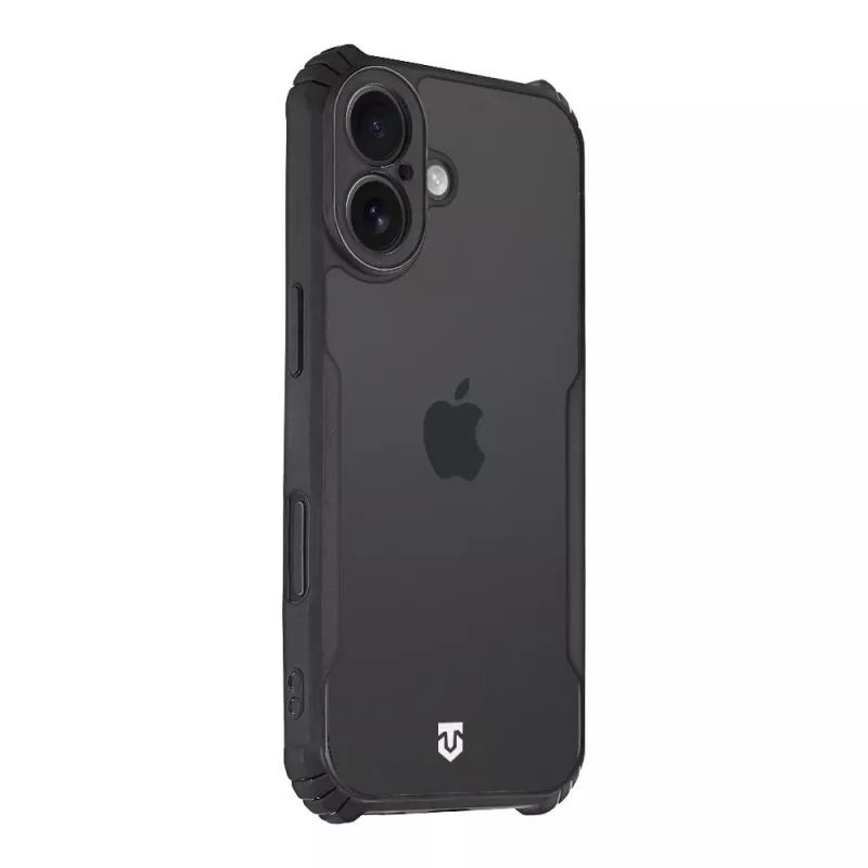 Funda trasera táctica Quantum Stealth iPhone 17 transparente/negro