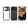 Funda trasera táctica Quantum Stealth iPhone 17 Pro transparente/negro