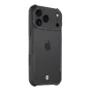 Funda trasera táctica Quantum Stealth para Apple iPhone 17 Pro Max transparente/negro