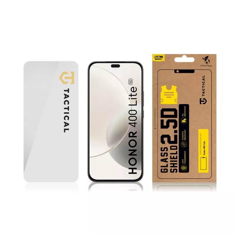 Protector de cristal táctico Glass Shield 2.5D para Honor 400 Lite transparente