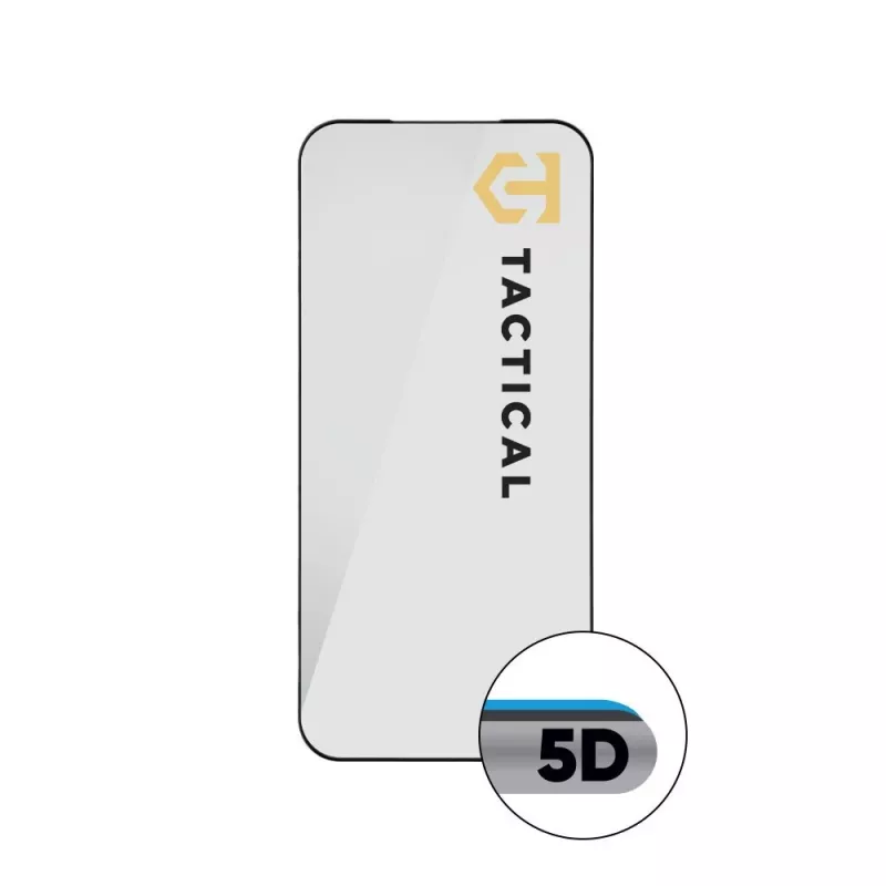 Tactical Glass Shield 5D para iPhone 17 Pro Max negro
