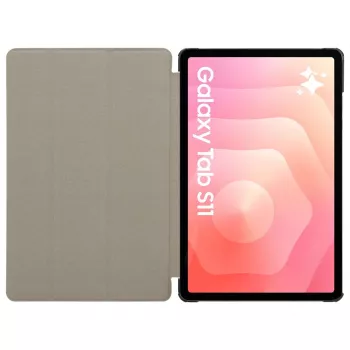 Tactical Book Cover Tri Fold Galaxy Tab S11 negro