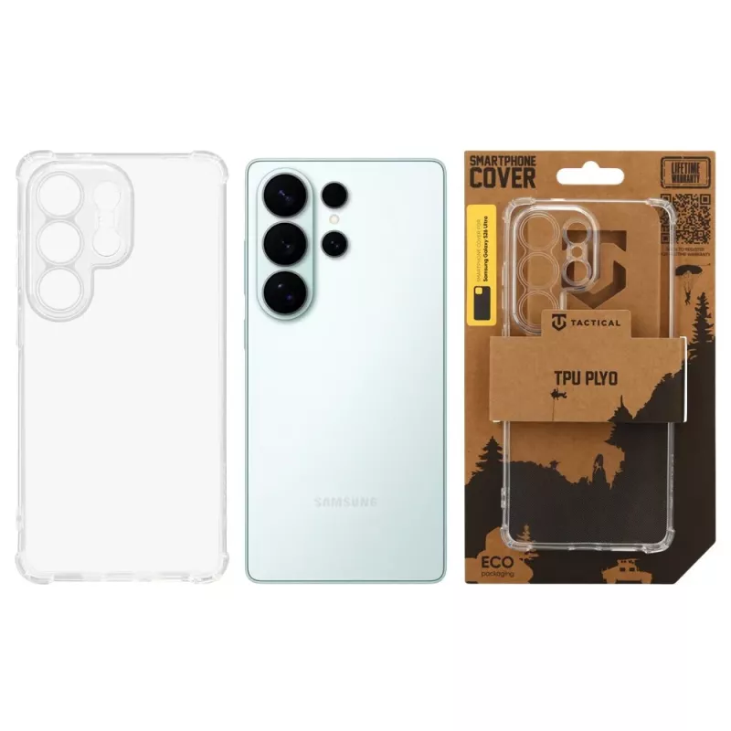Funda trasera Tactical TPU Plyo para Samsung Galaxy S26 Ultra Transparent
