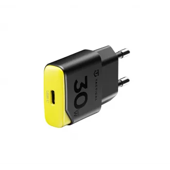 Cargador de pared Tactical Minimi GaN 30W USB-C negro