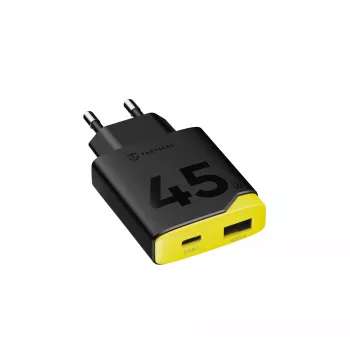 Cargador de pared Tactical Minimi GaN 45W AC USB-C negro