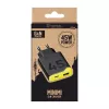 Cargador de pared Tactical Minimi GaN 45W AC USB-C negro