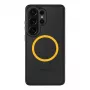Funda trasera táctica MagForce Hyperstealth 2.0 para Samsung Galaxy S26 Ultra, negro/amarillo