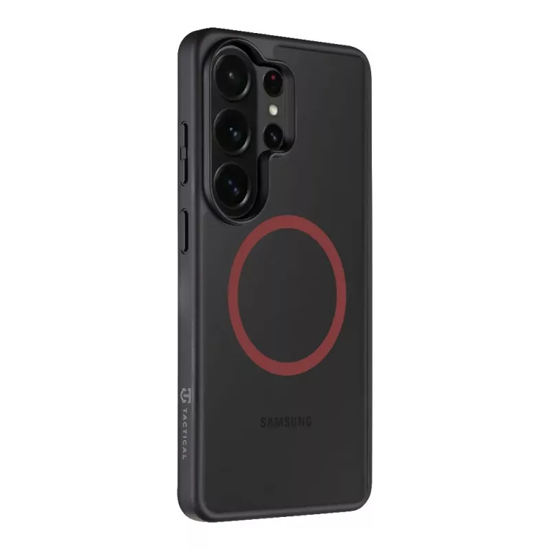 Funda trasera táctica MagForce Hyperstealth 2.0 para Samsung Galaxy S26 Ultra, negro/rojo