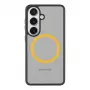 Funda trasera táctica MagForce Hyperstealth 2.0 para Samsung Galaxy S26, negro/amarillo