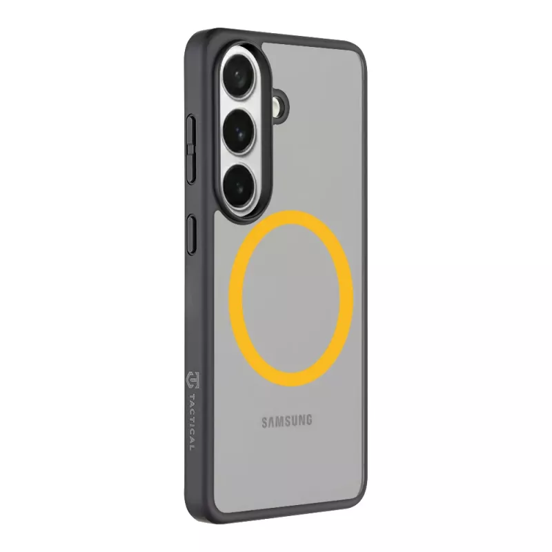 Funda trasera táctica MagForce Hyperstealth 2.0 para Samsung Galaxy S26, negro/amarillo