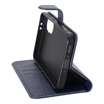 Funda tipo libro táctica Field Notes Galaxy A37 azul marino