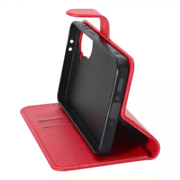 Funda tipo libro táctica Field Notes Galaxy A57 rojo