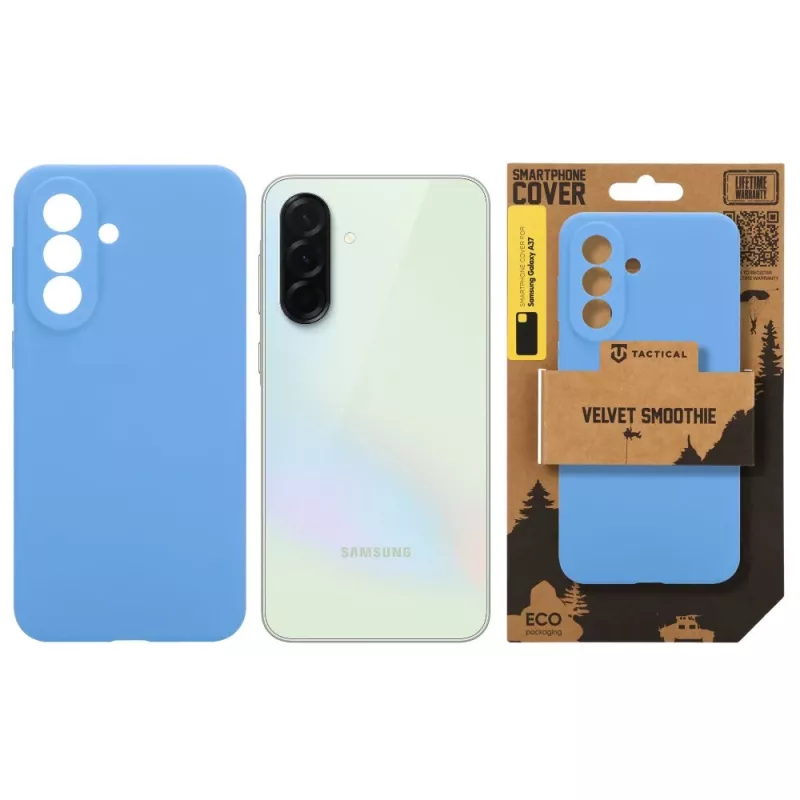 Funda trasera Tactical Back Cover Velvet Smoothie para Samsung Galaxy A37 - Negro