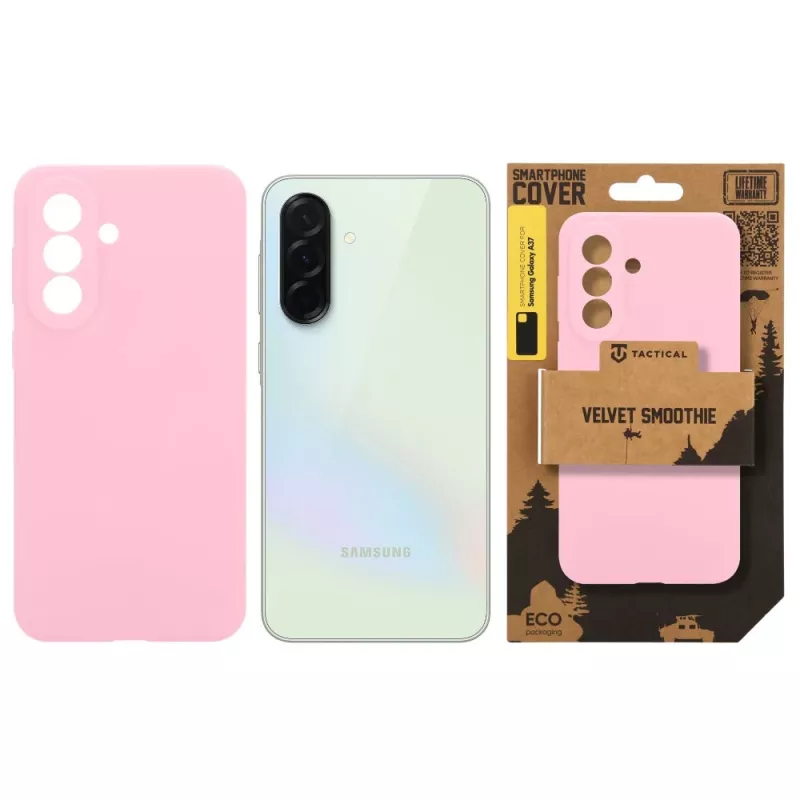 Funda trasera Tactical Back Cover Velvet Smoothie para Samsung Galaxy A37 5G Pink Panther