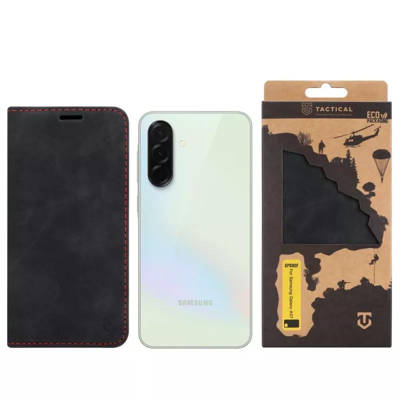 Funda tipo libro Tactical Book Cover Xproof Galaxy A37 Black Hawk