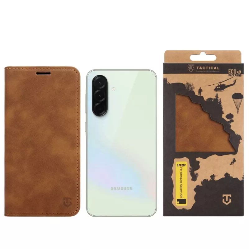 Funda tipo libro Tactical Book Cover Xproof Galaxy A37 Mud Brown